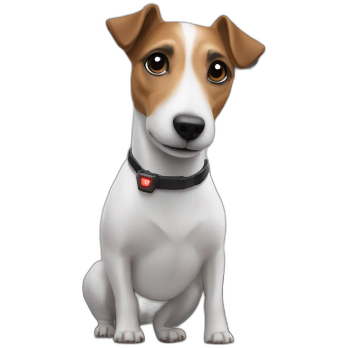 jack russell tesla model x emoji