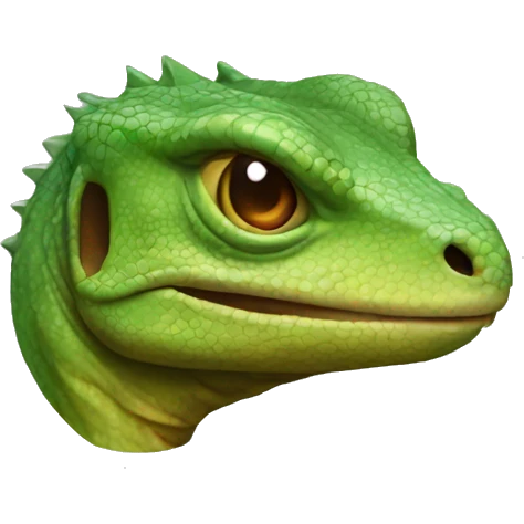 Lizard head  emoji