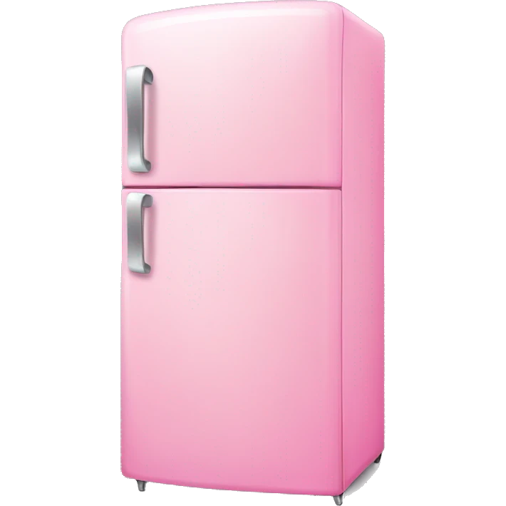 Pink refrigerator  emoji