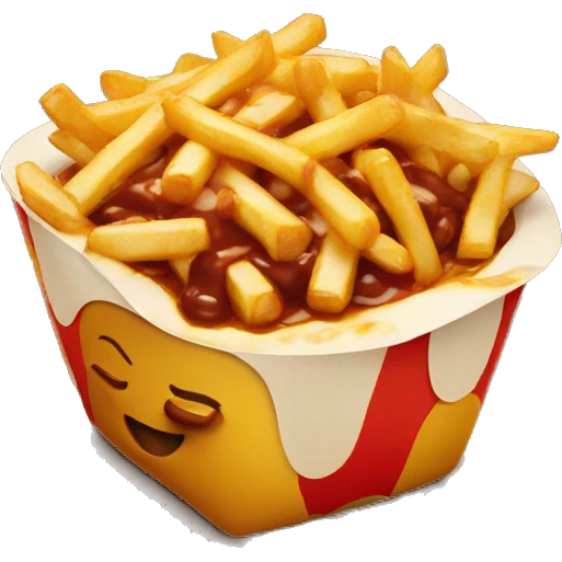 Poutine au macdo emoji