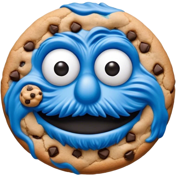 Cookie monster emoji
