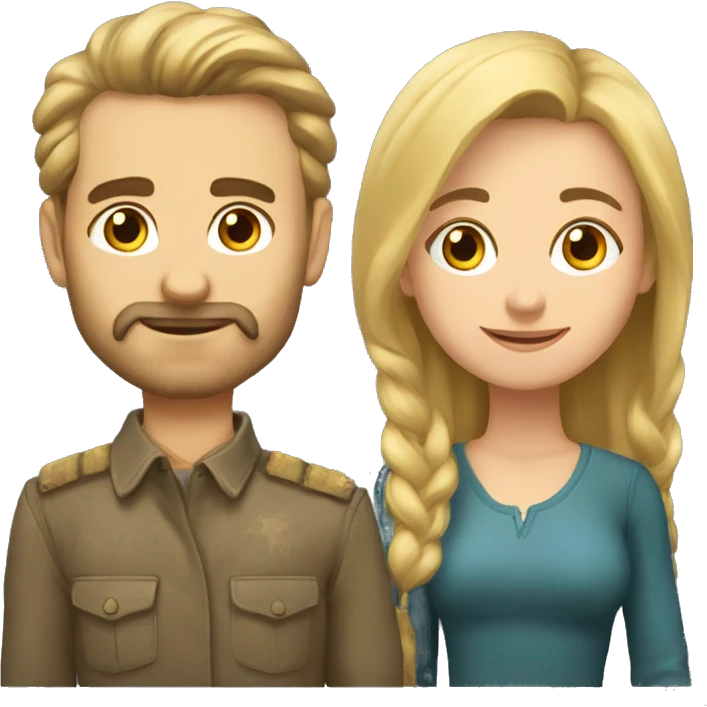 джек рассел и девочка emoji