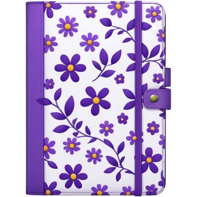 journal white and purple emoji
