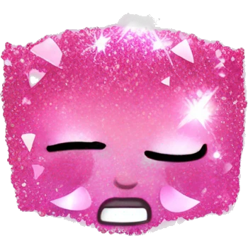 Pink sparkle emoji