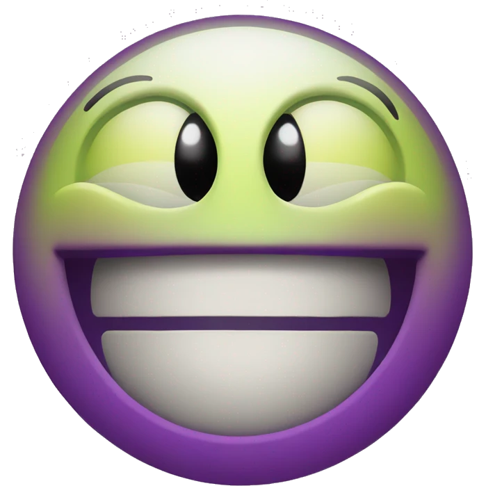 Smiley Face ispsychedelic eyes emoji