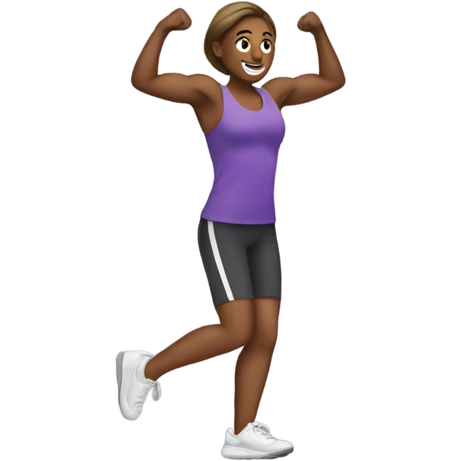 working out emoji