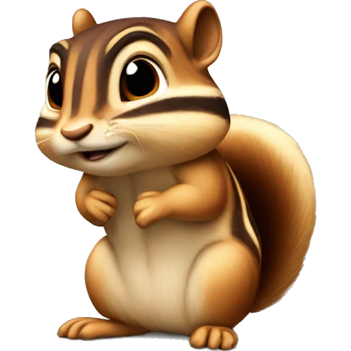 Chipmunk is sad  emoji