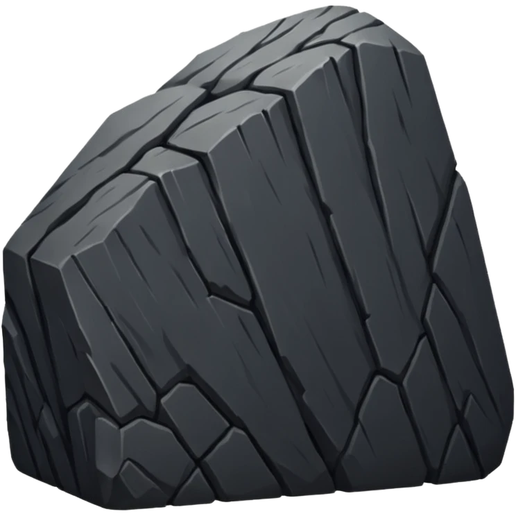 Long black rock emoji