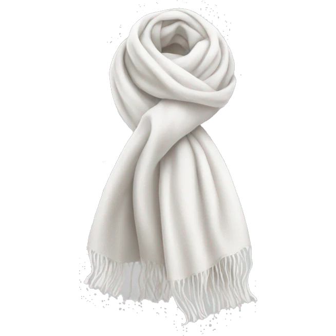 White scarf emoji