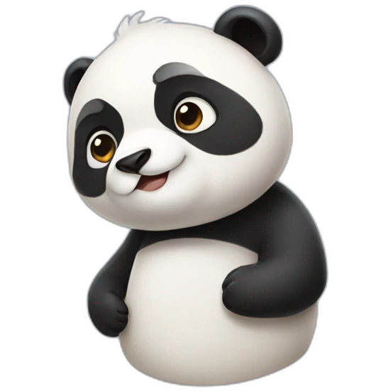 Panda roux queue emoji