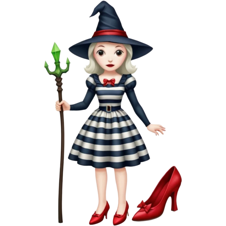 Wicked Witch of the East from the Wizard of Oz emoji