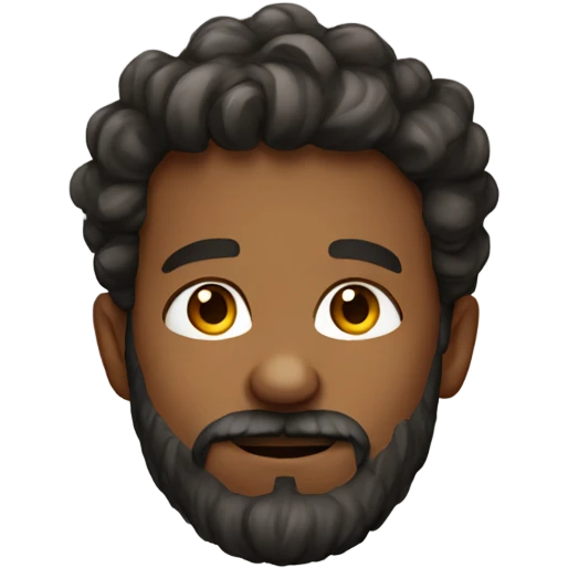 bearded boy portrait closeup emoji