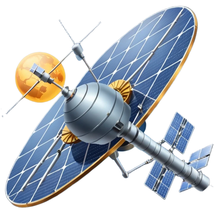 satellite in orbi emoji