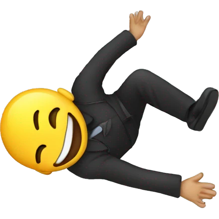 Person falling emoji