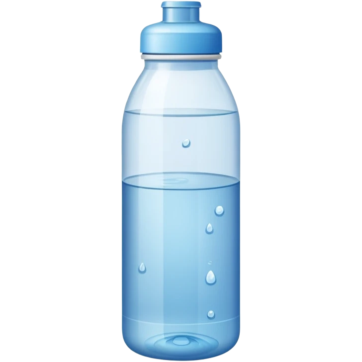 Water bottle emoji