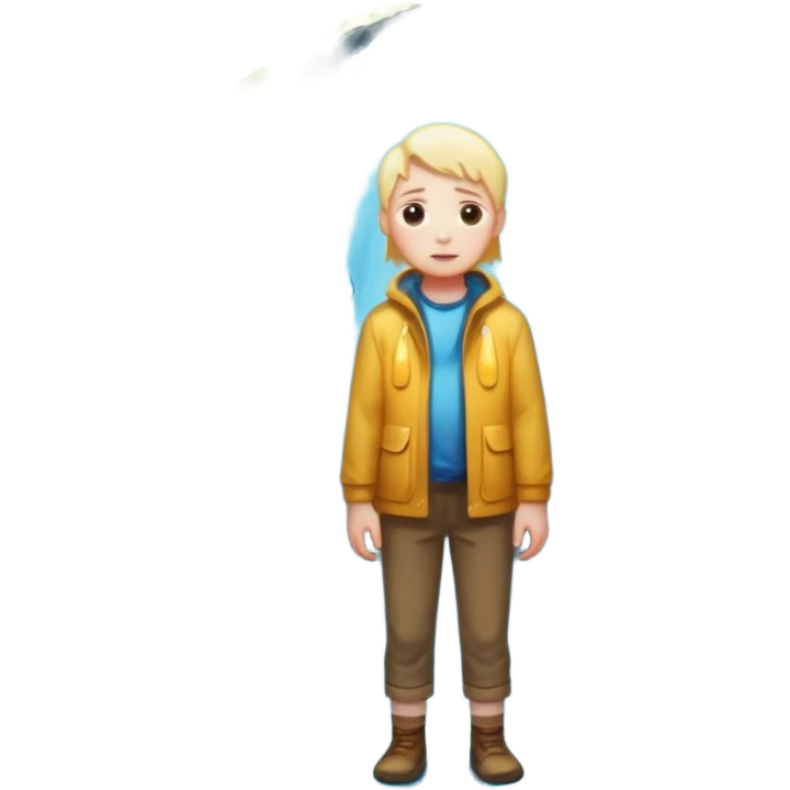 cave with water and a character emoji