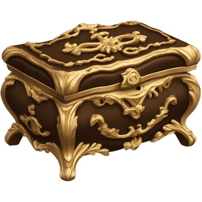 rococo brown jewelry box emoji
