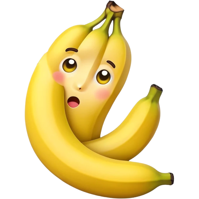 Sad banana  emoji