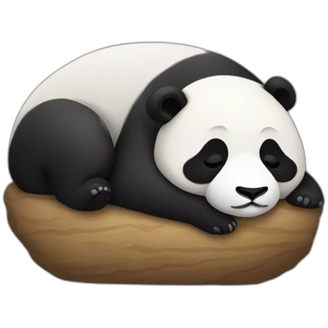Panda sleeping  emoji