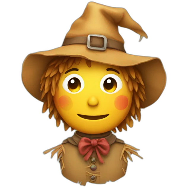 Cute Scarecrow emoji
