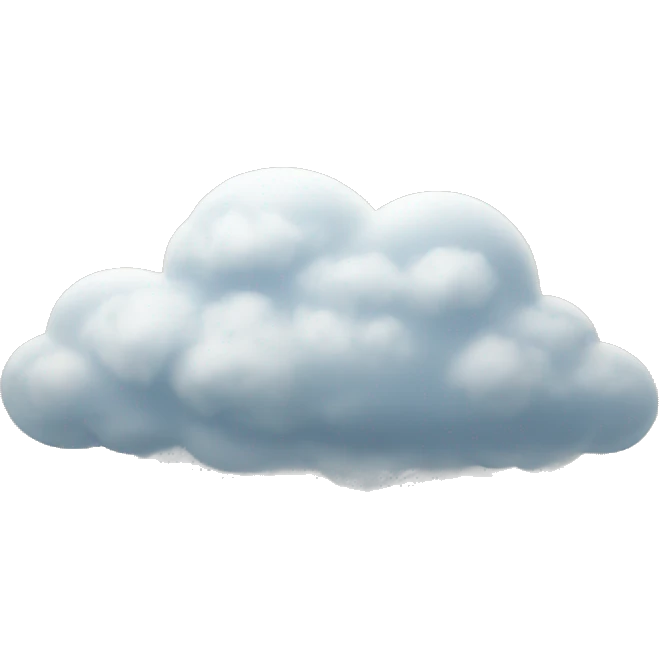 Cloud emoji