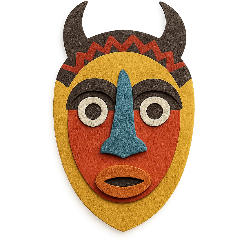 Wambele mask emoji