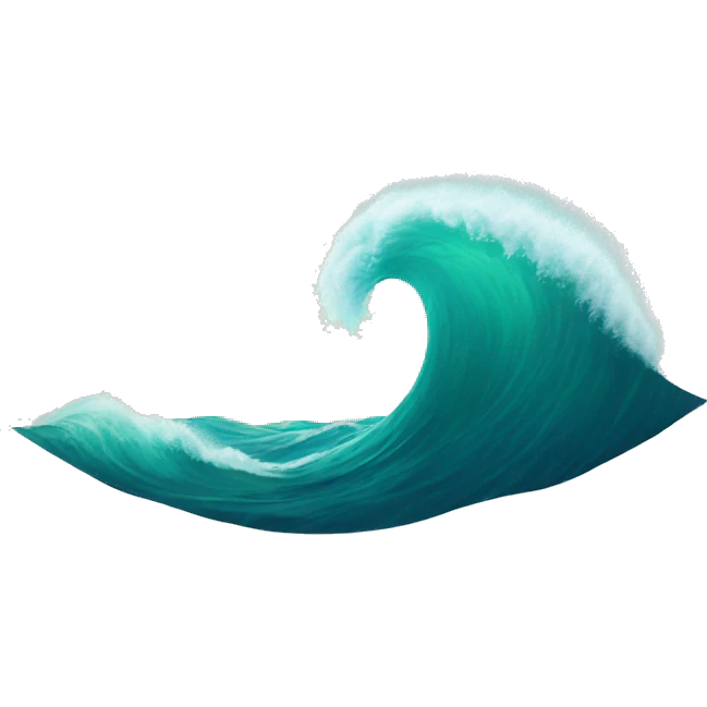 wave emoji