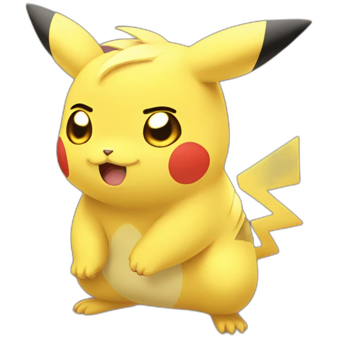 Pikatchu crying emoji