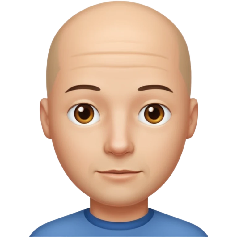shaving bald head emoji