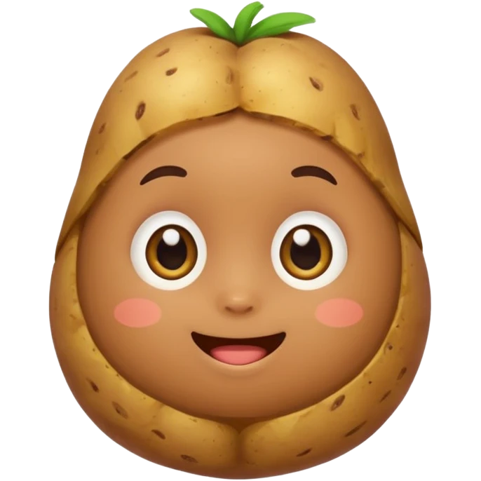 Chibi potato emoji