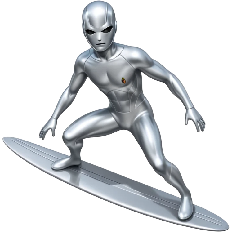 create silver surfer emojy emoji
