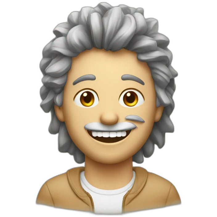 Un gars avec des dents pourries emoji