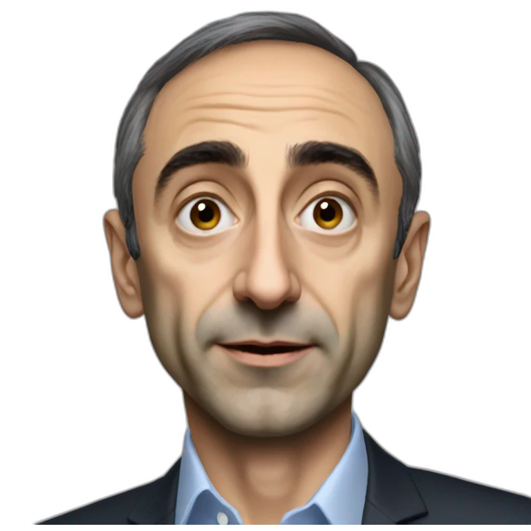 Éric Zemmour ultra realistic emoji