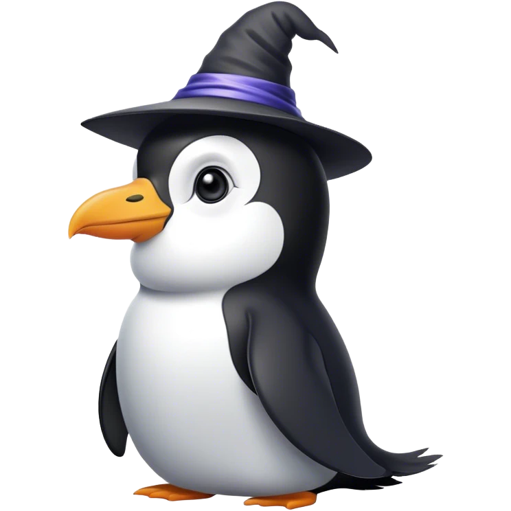 Wizard penguin  emoji