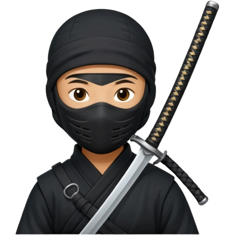 ninja with sword emoji