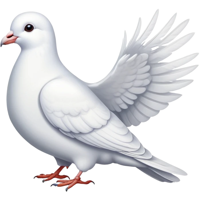 white dove pigeon emoji