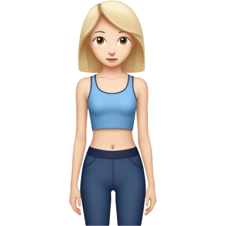 Skinny legend. Girl with Super tiny dramatic waist emoji