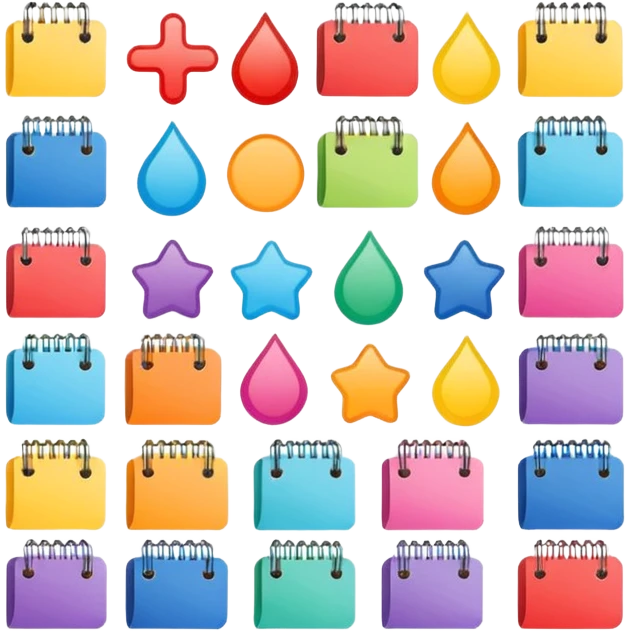Planner note stickers emoji