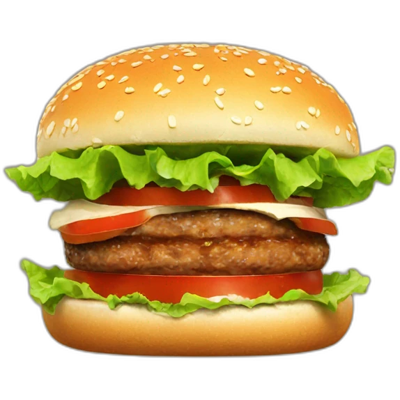 vegan burger emoji