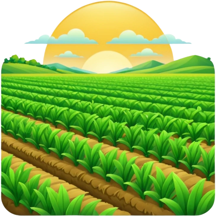 Rise crop field emoji