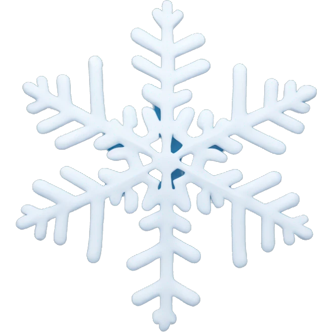 Snowflake emoji