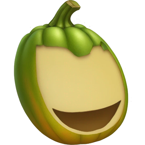 Épouvantail citrouille  emoji