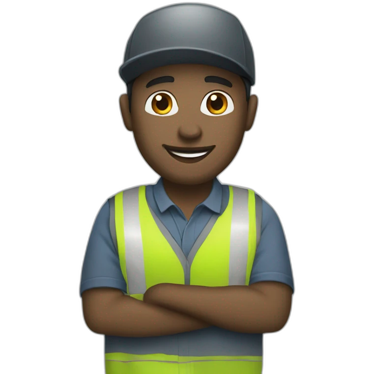 White men working in Freight forwarder emoji