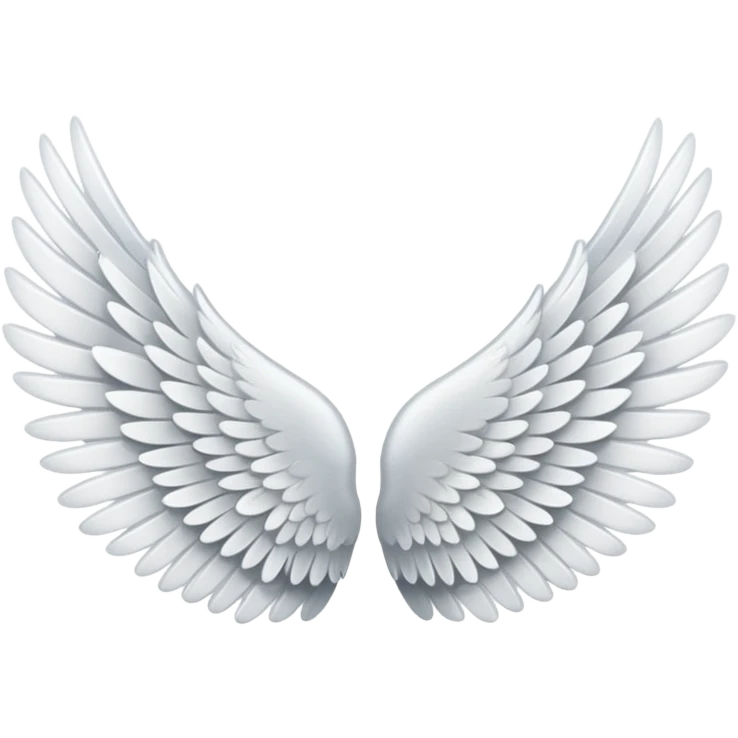 Angel wing emoji