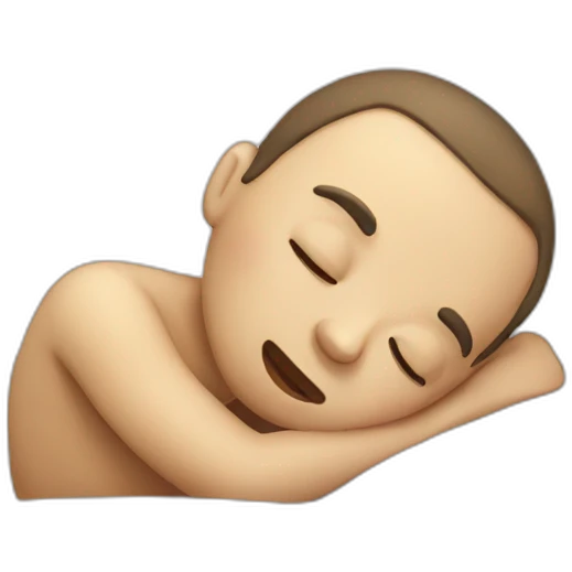 Sleepy emoji