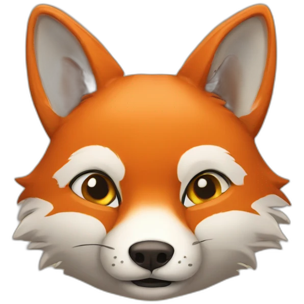 Renard de feu emoji