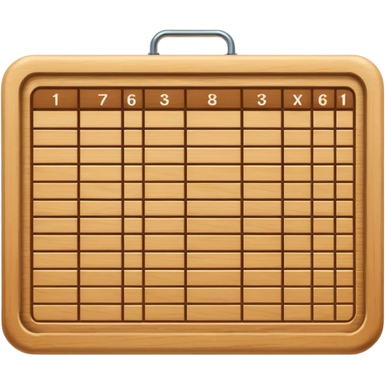 exel table board emoji