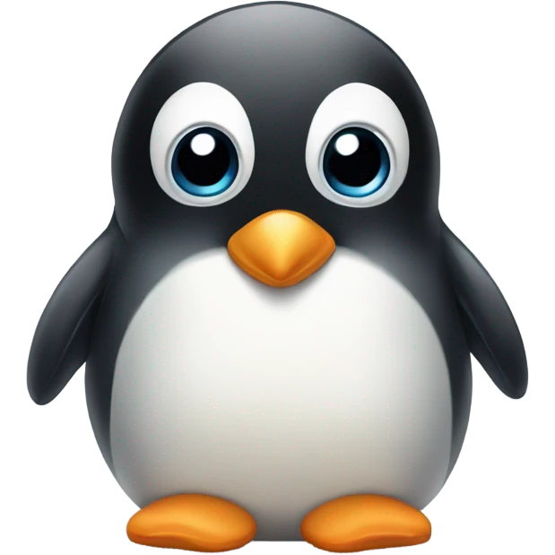 Sad baby penguin  emoji
