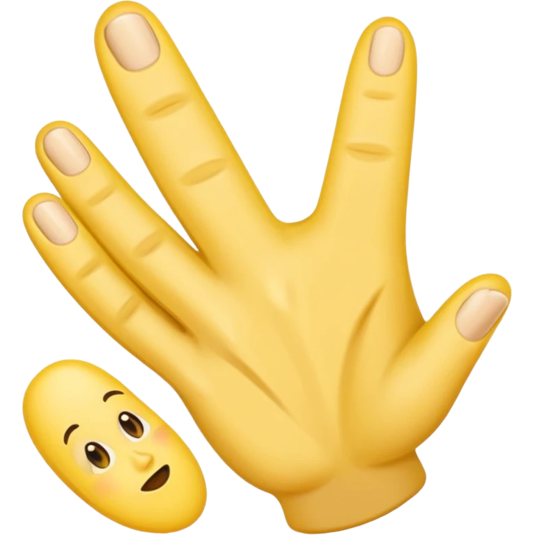 thumbs up emoij, make the thumb super long emoji