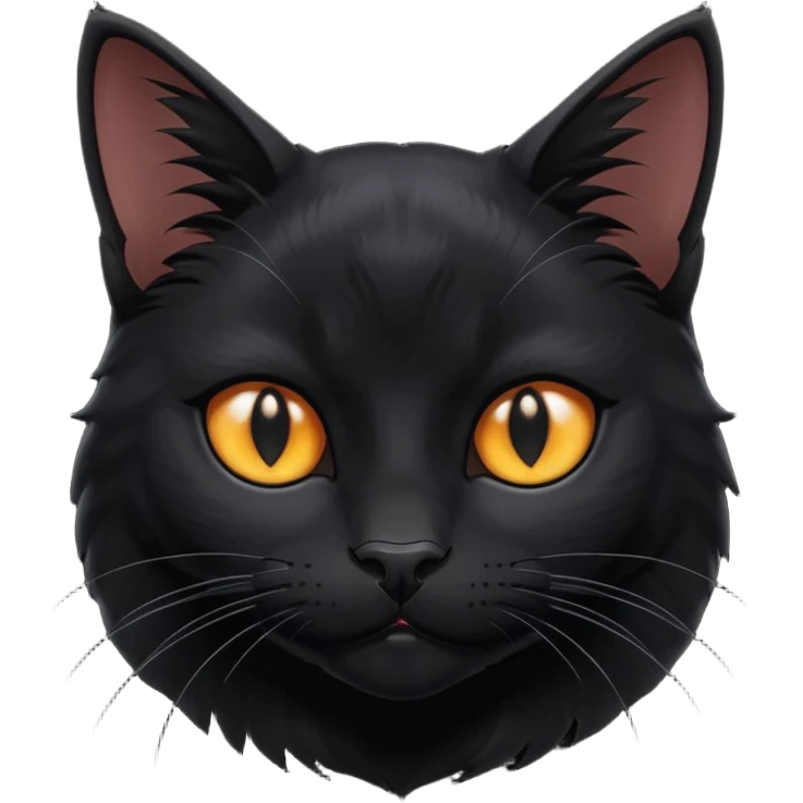 Solin wäre ein Kater mit nachtschwarzem, glänzendem Fell, kräftig gebaut und zugleich von seltener Eleganz. Sein Blick – tief und warm – scheint in die Seele zu führen, während seine Bewegung lautlos ist wie ein Schatten, der sich still an die Seite schmiegt. emoji